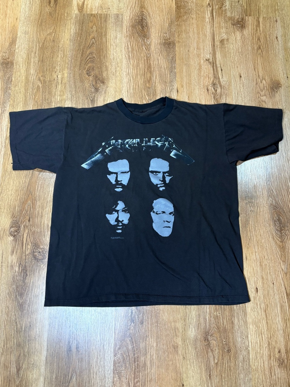 Vintage 1993 Metallica black album Asia Tour T-shirt size XL. RARE